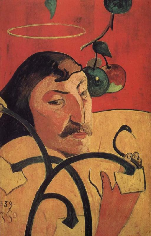 Paul Gauguin With yellow halo of self-portraits China oil painting art